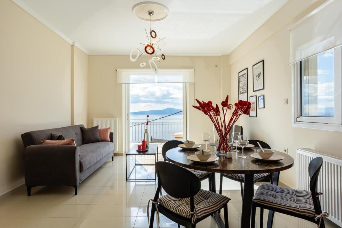 Aigli Summer Getaway - Seaview Lux Retreat Verga Kalamata Bagian luar foto